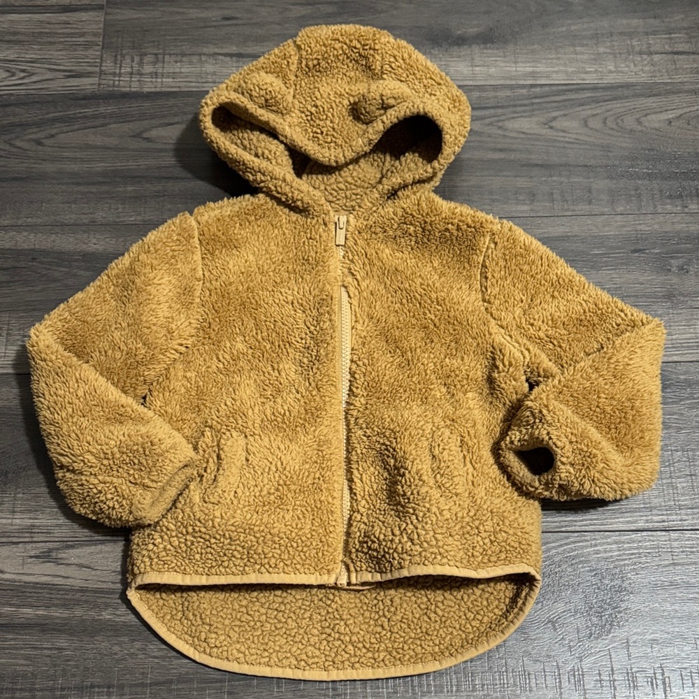 Old Navy Camel Bear Sherpa Fleece Jacket